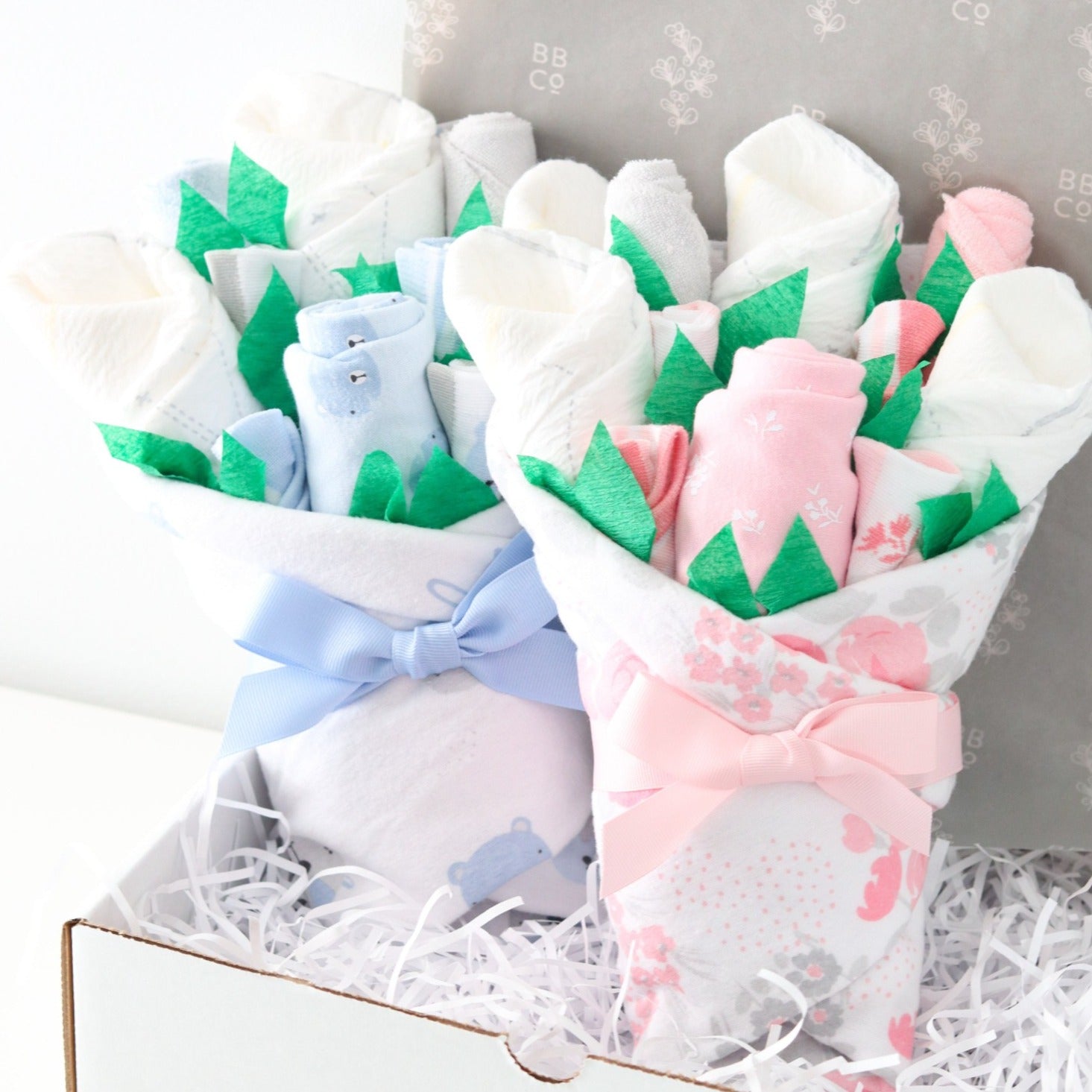 Twin Baby Gift Set Bouquets - Baby Blossom Company