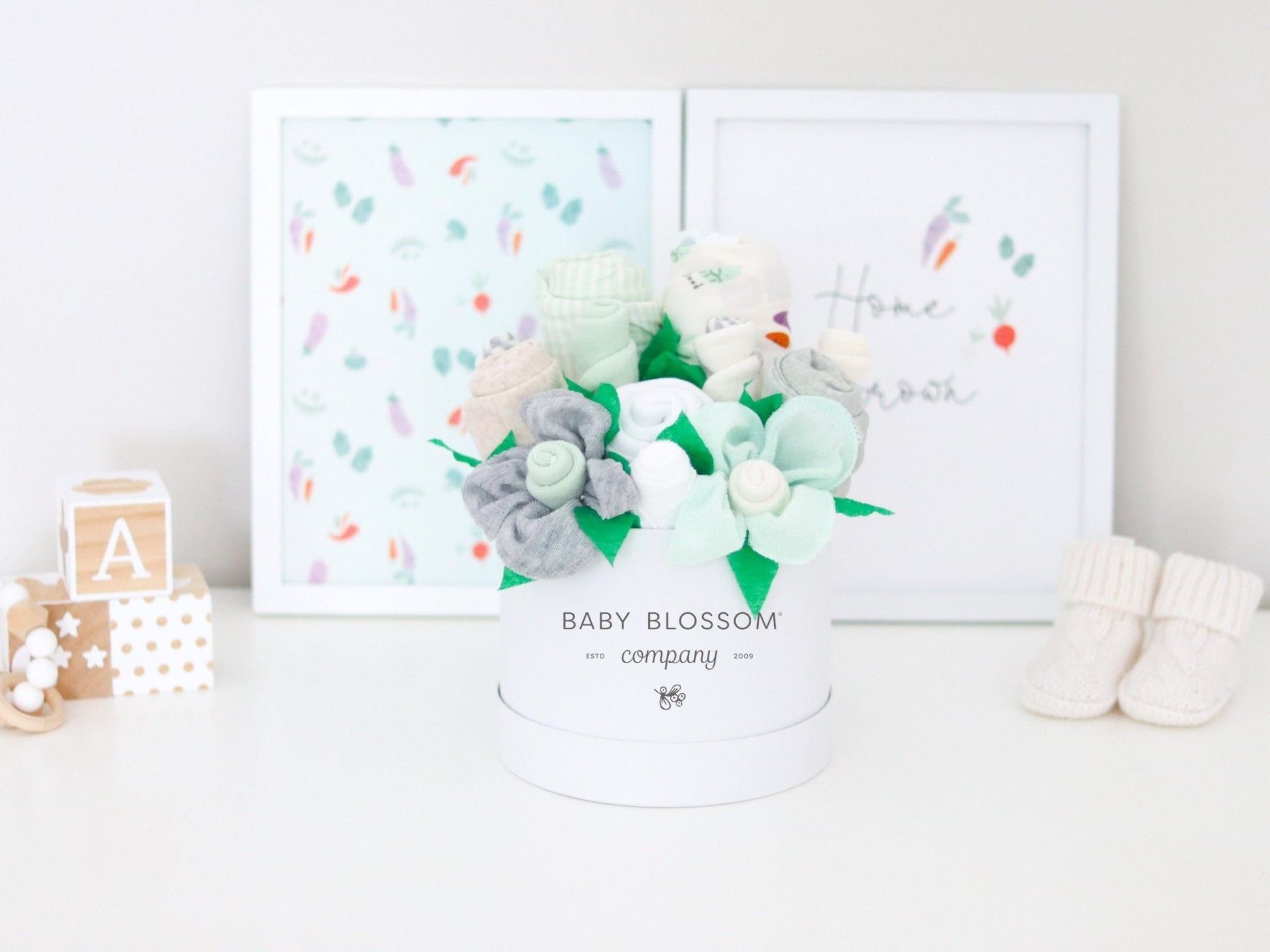 Veggie Garden Baby Bouquet Gift Set - Baby Blossom Company