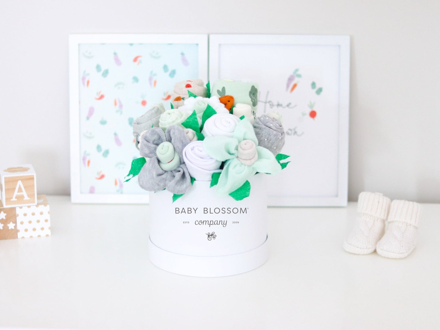 Veggie Garden Baby Bouquet Gift Set - Baby Blossom Company