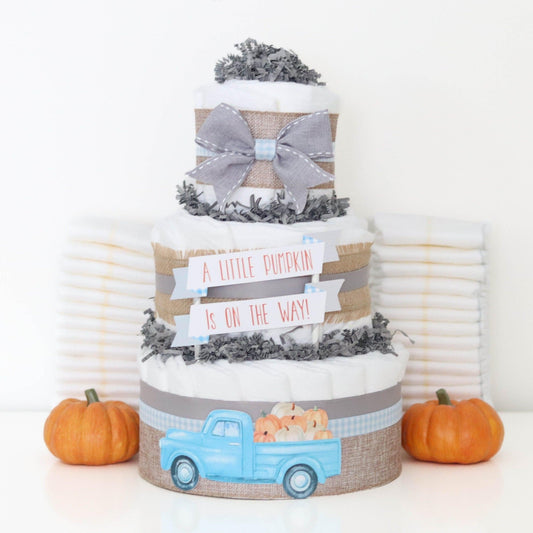 Vintage Truck Diaper Cake - Baby Blossom Company