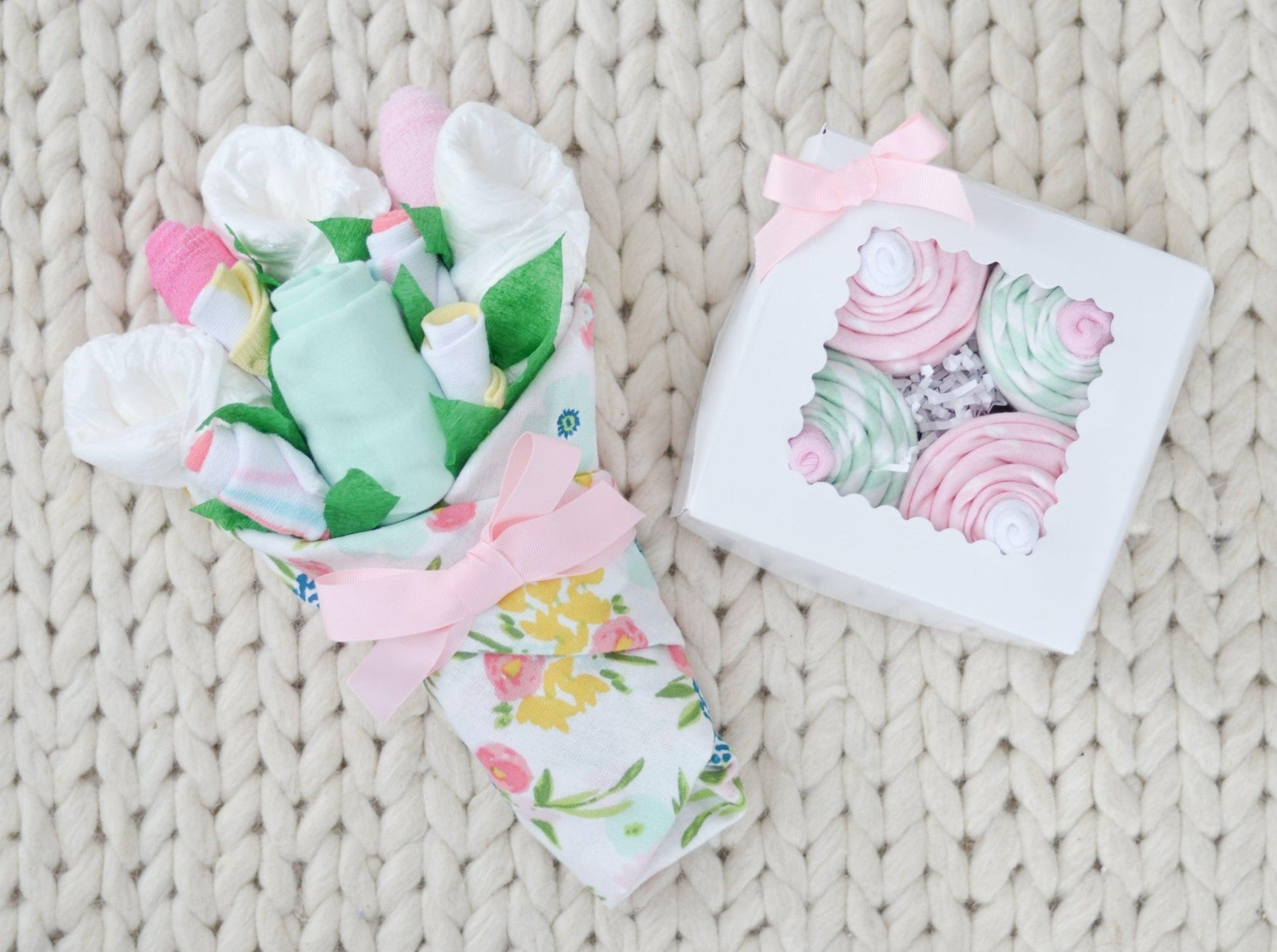 Watercolor Floral Baby Gift Set - Baby Blossom Company