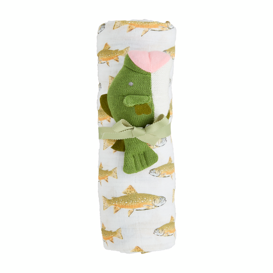 Fishing Lure Swaddle and Rattle