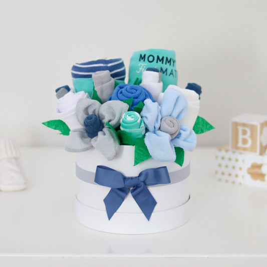 Whale Baby Bouquet Gift Set - Classic - Baby Blossom Company
