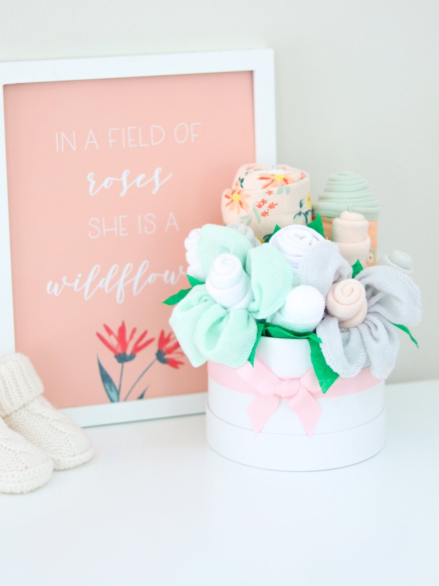 Wildflower Baby Girl Gift Box Collection - Baby Blossom Company