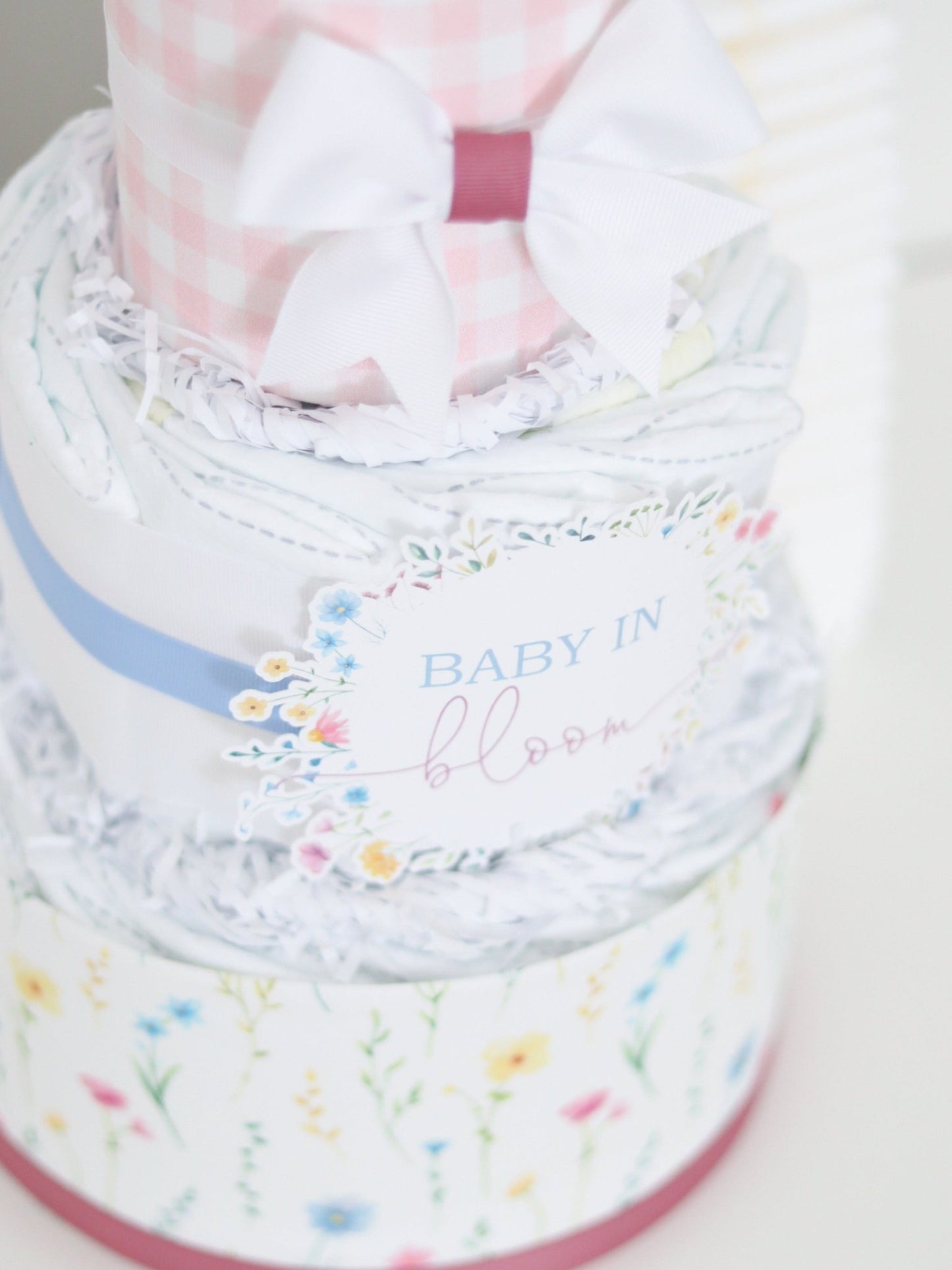 Wildflower Diaper Cake - Baby Blossom Company