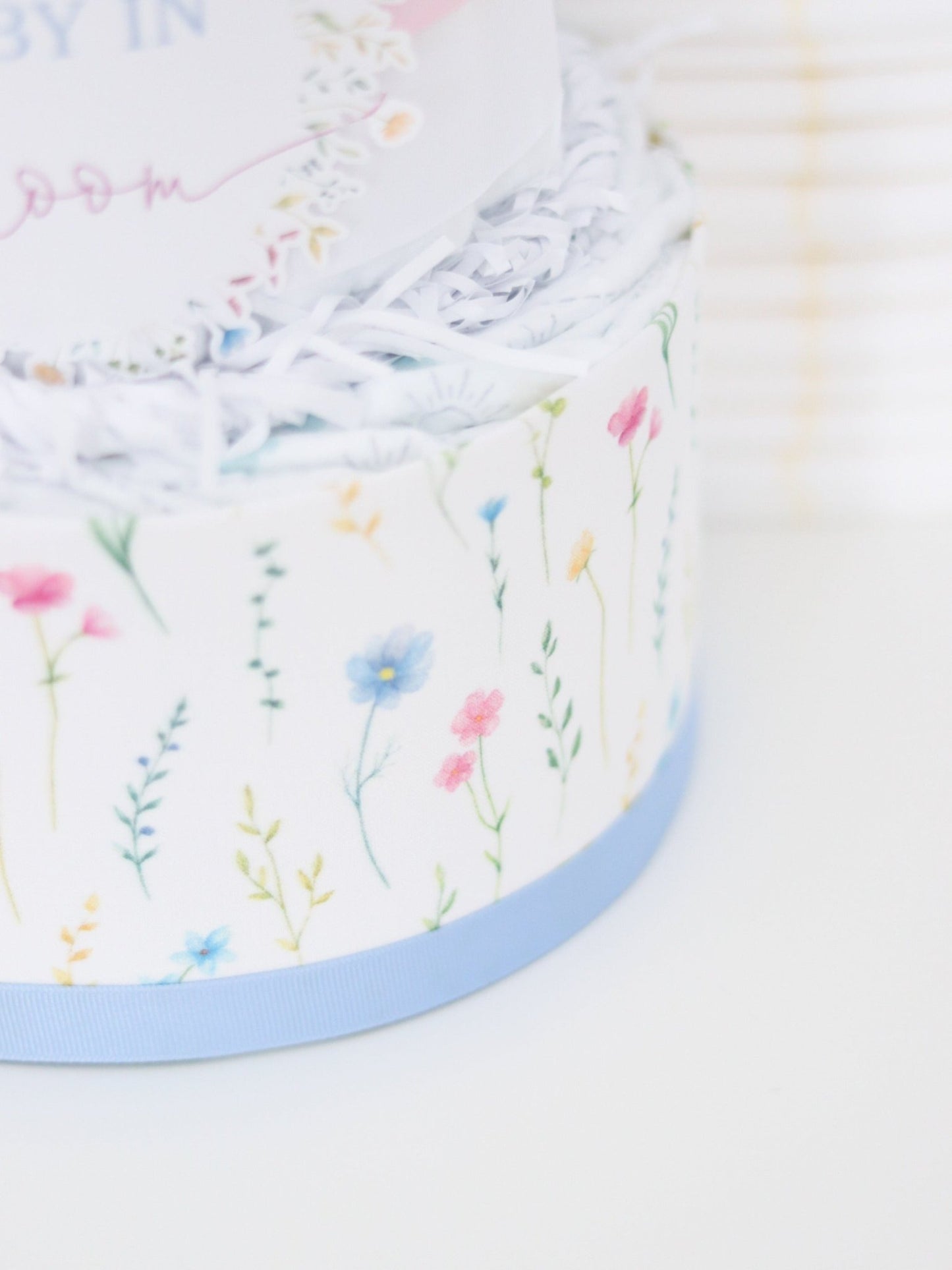 Wildflower Diaper Cake - Baby Blossom Company