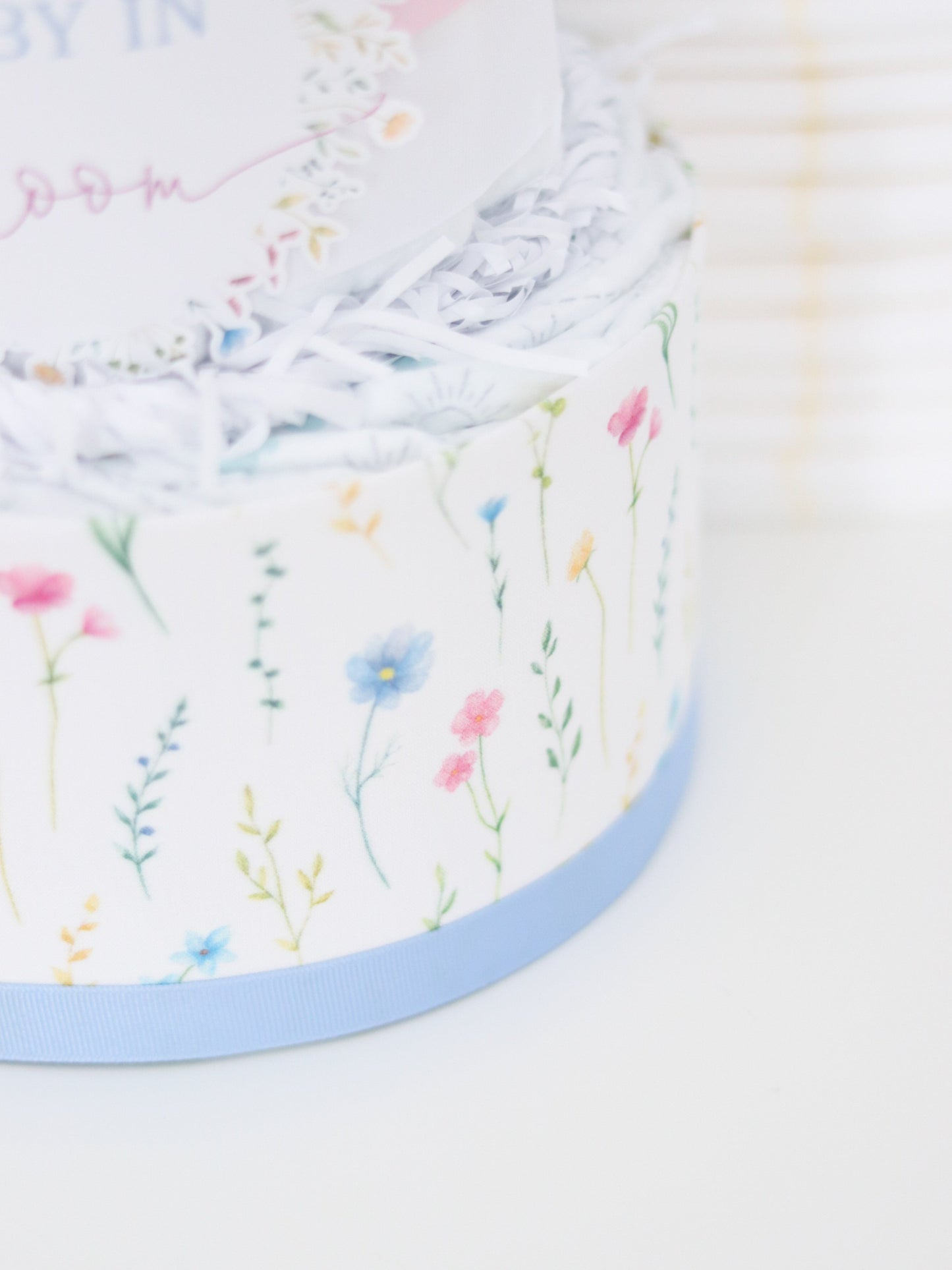 wildflower diaper cake fabric