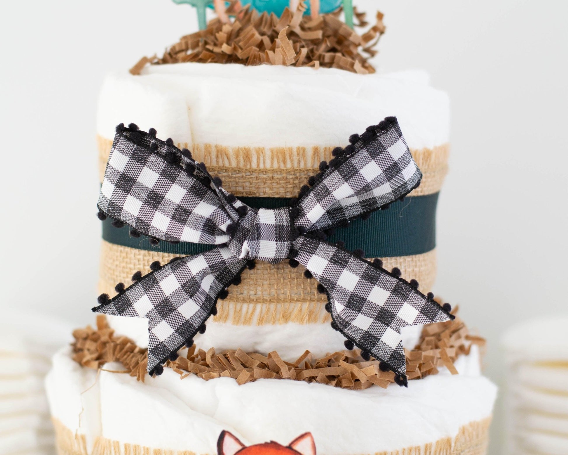 Woodland Friends Diaper Cake - Baby Blossom Company