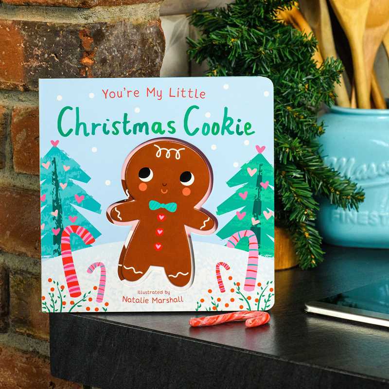 You're My Little Christmas Cookie Board Book - Baby Blossom Company