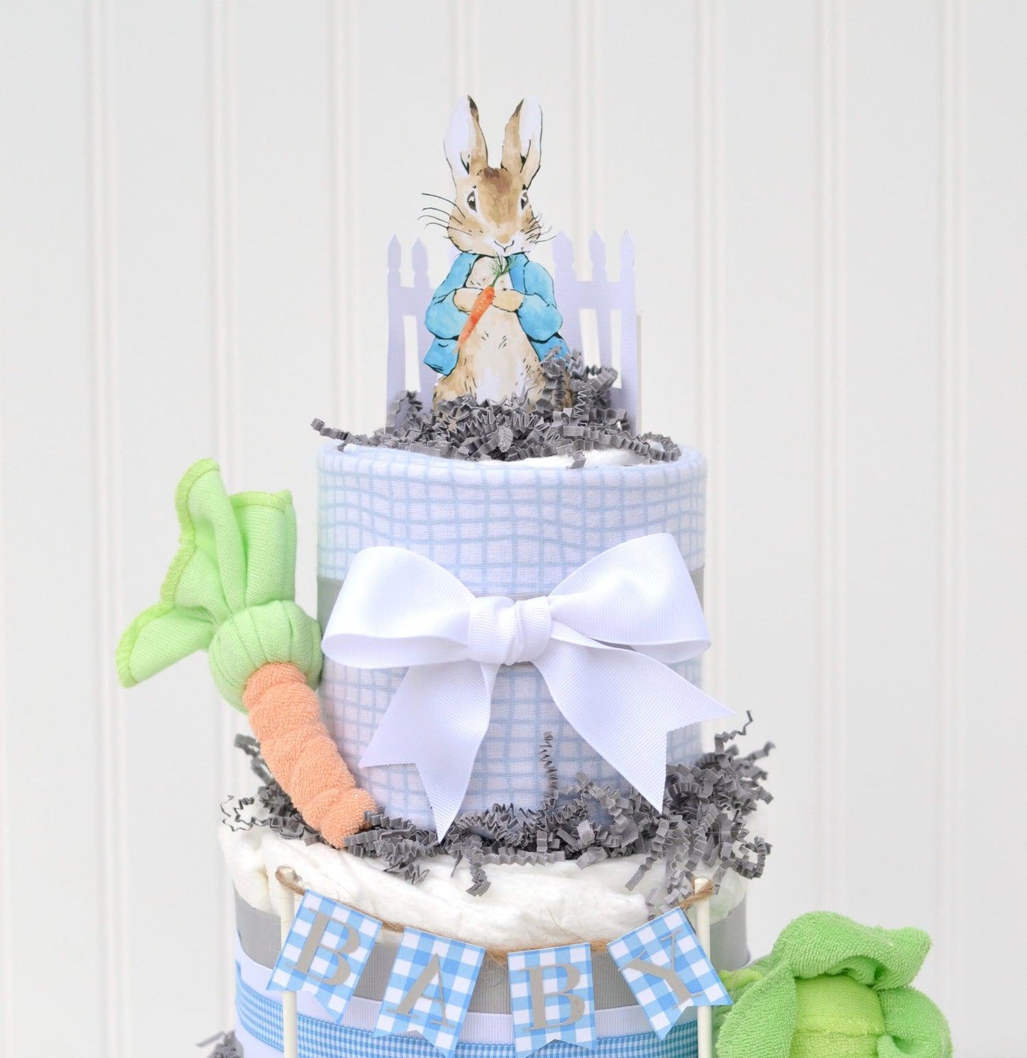 Peter Rabbit Diaper Cake