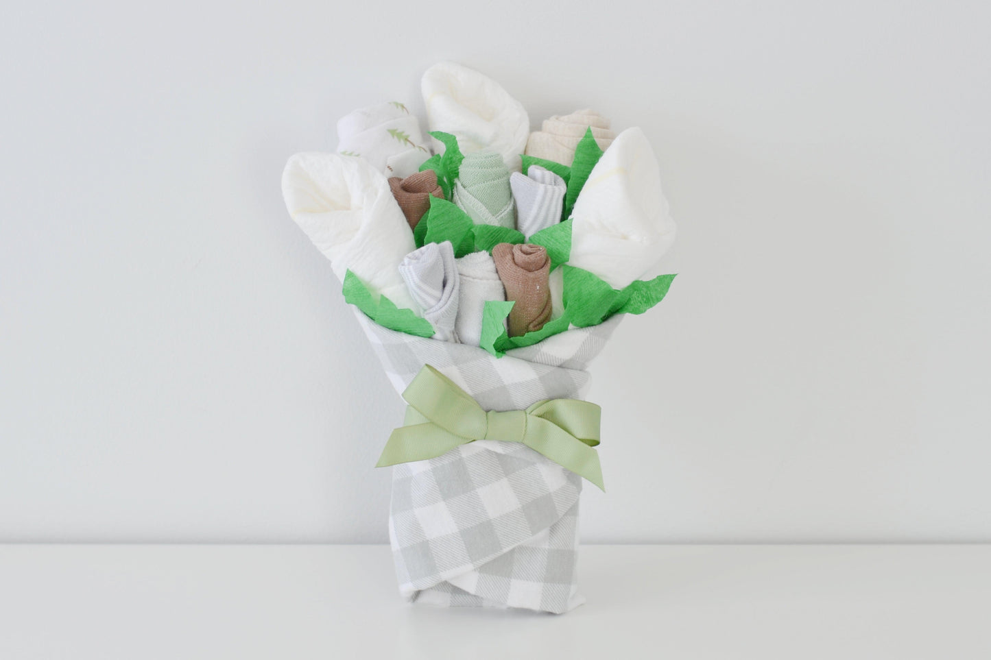 Gingham Forest Blossom Bouquet