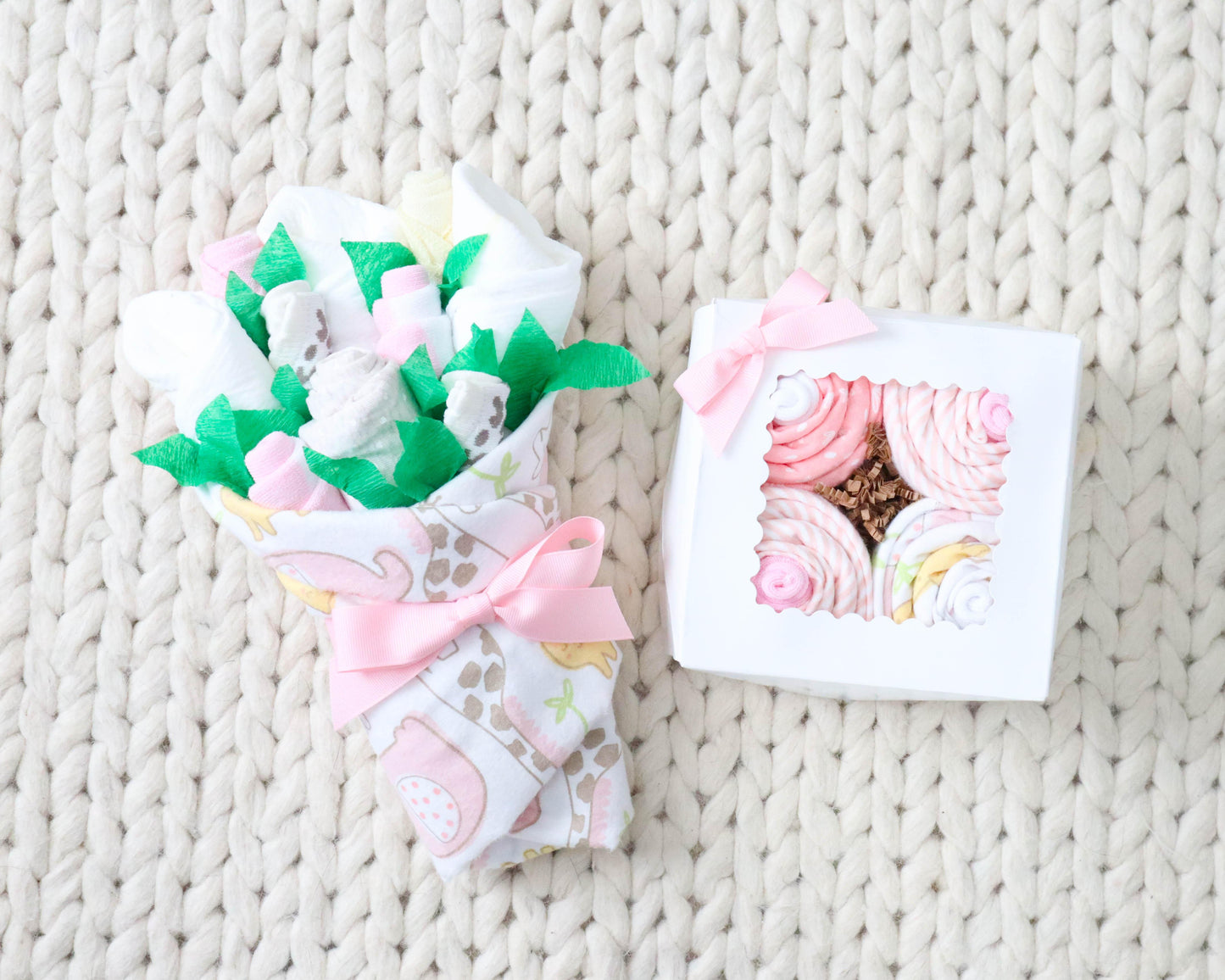 Pink Jungle Baby Gift Set