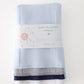 baby blossom blue organic burp cloth set