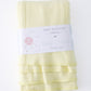 baby blossom yellow organic burp cloth 4 pack