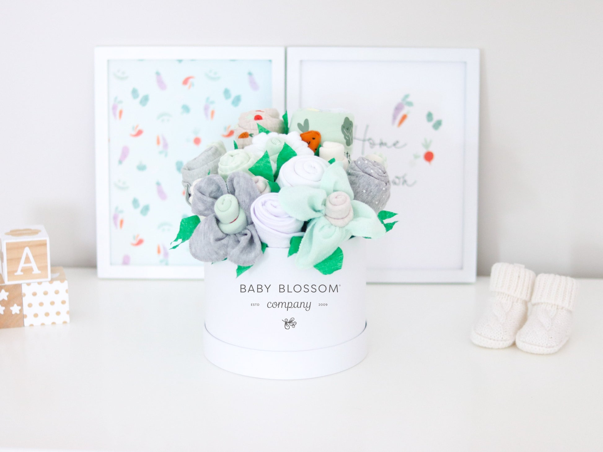 baby blossom logo veggie gift box deluxe