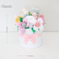baby blossom golden floral bouquet classic