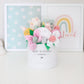 baby blossom logo gift box golden floral classic