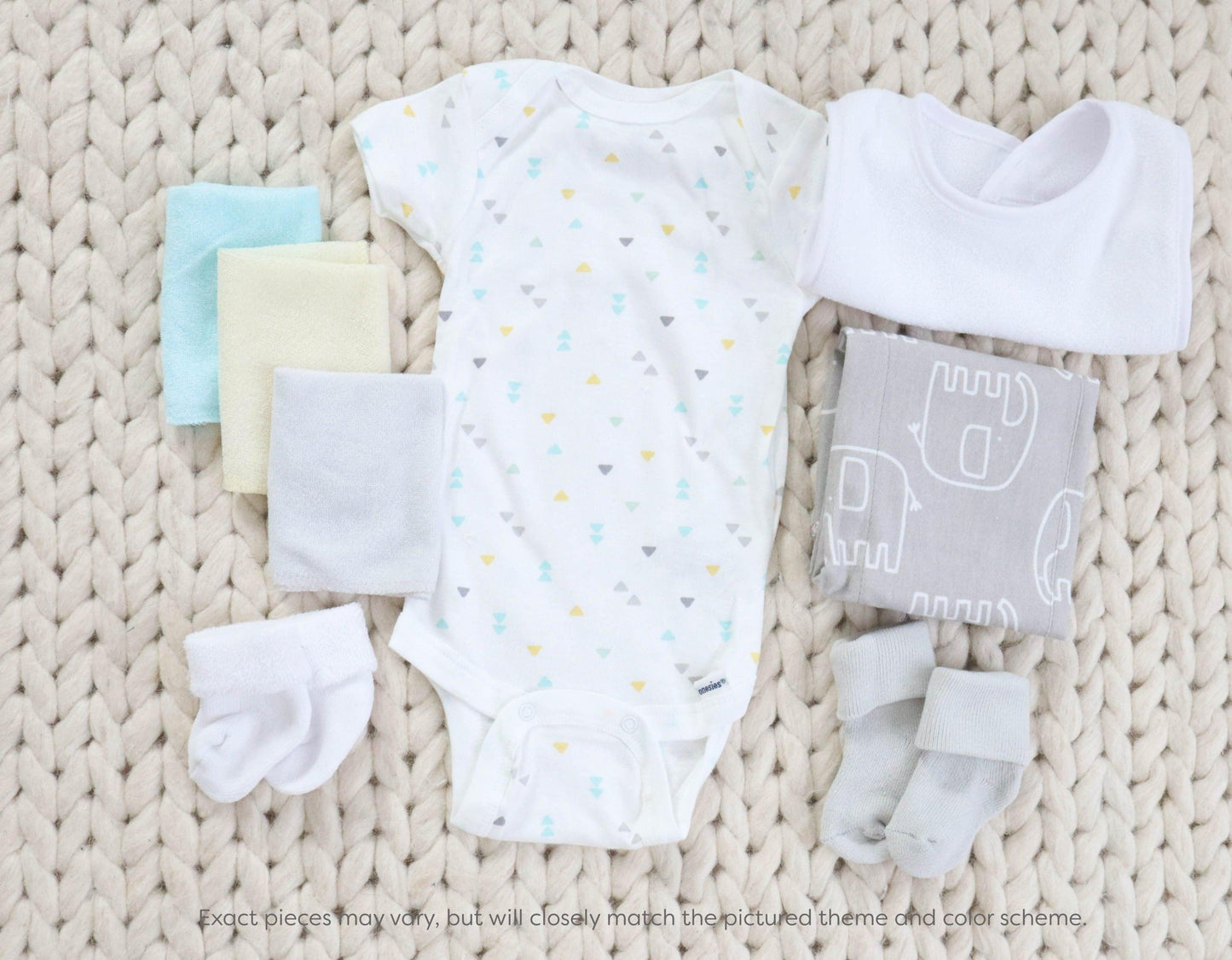 baby gift layette contents neutral safari