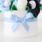 blue baby gift box bow
