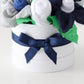 navy baby gift box bow