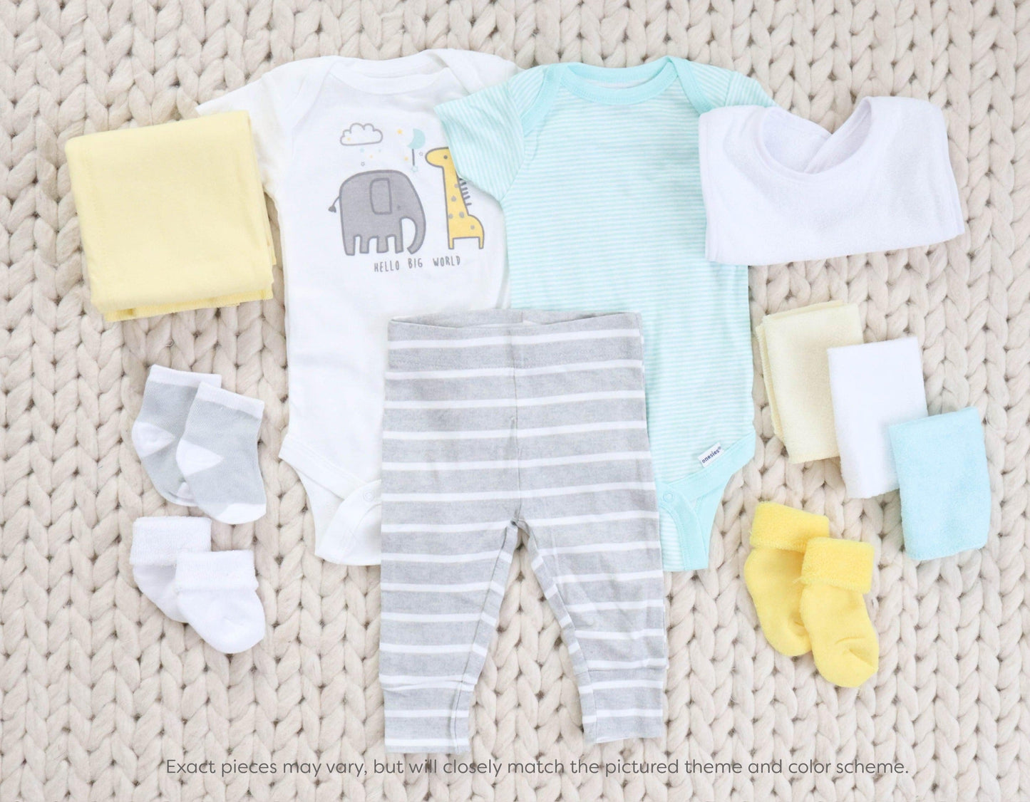 neutral baby gift box clothes