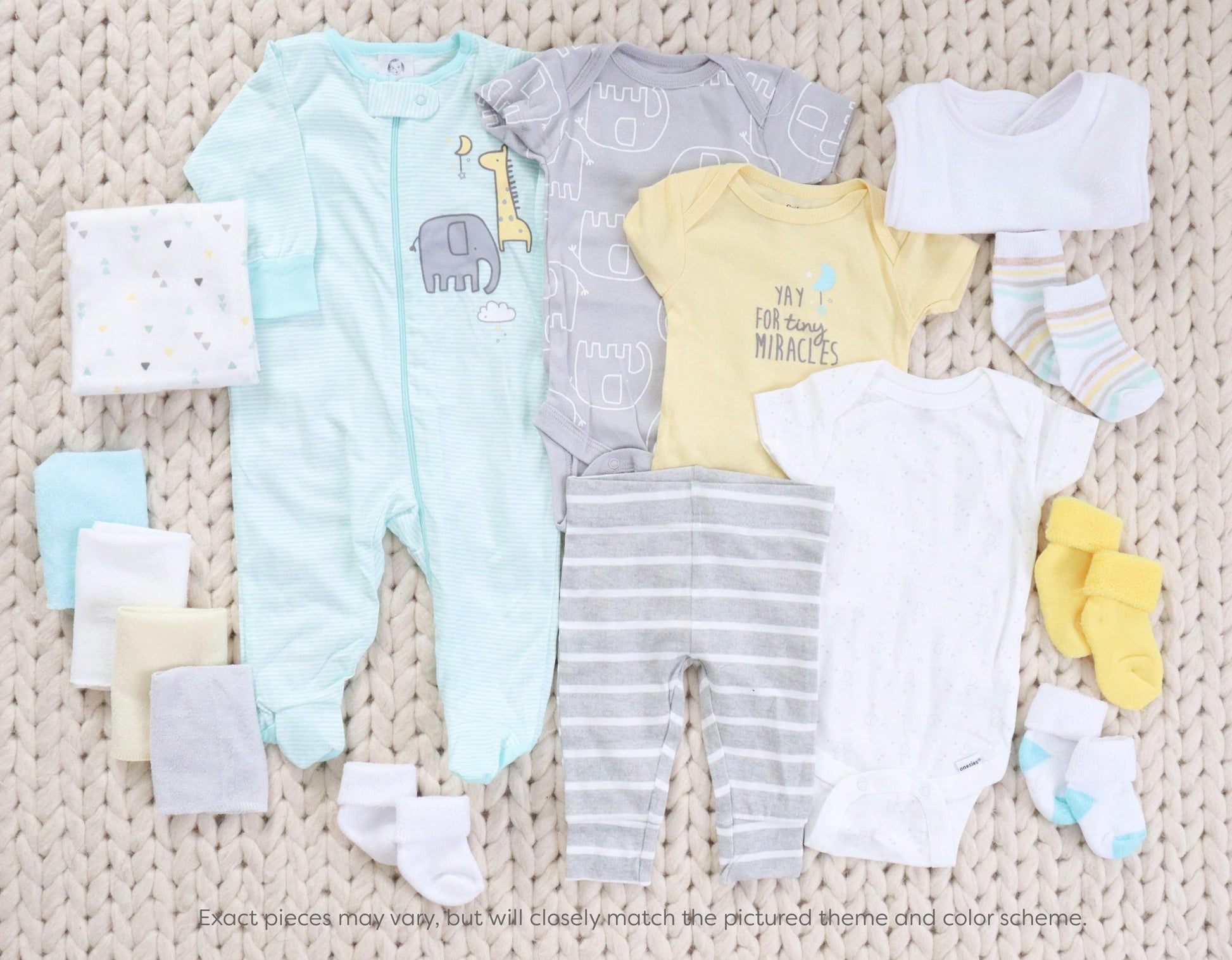 neutral baby gift box clothing