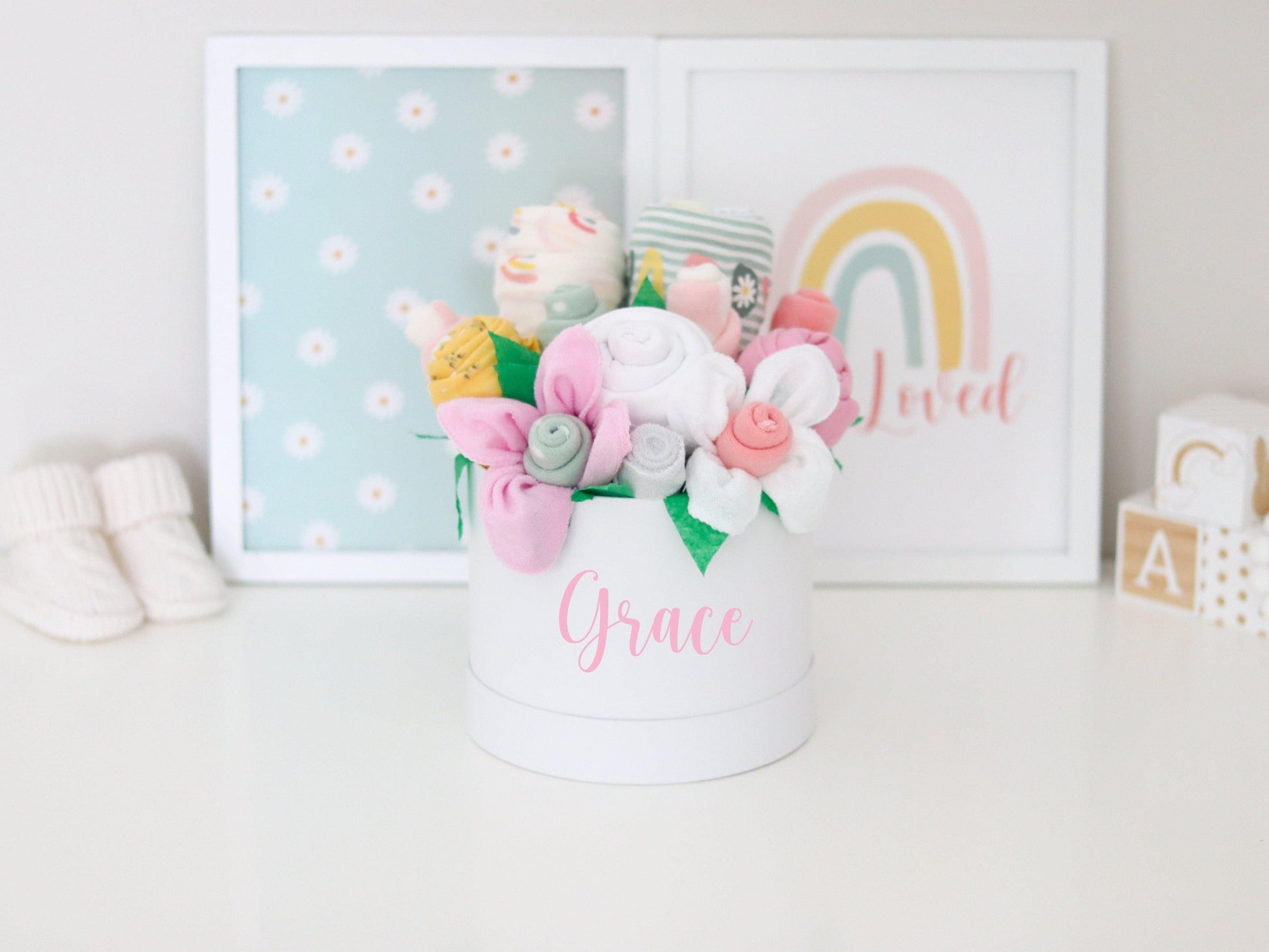 personalized baby girl gift box classic