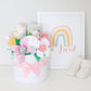 rainbow floral baby gift box classic