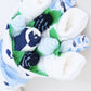 new baby gift layette flowers